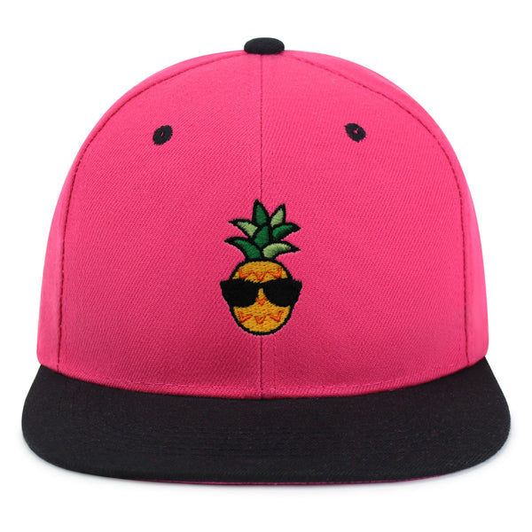 Pineapple Man Snapback Hat Embroidered Hip-Hop Baseball Cap Sunglasses