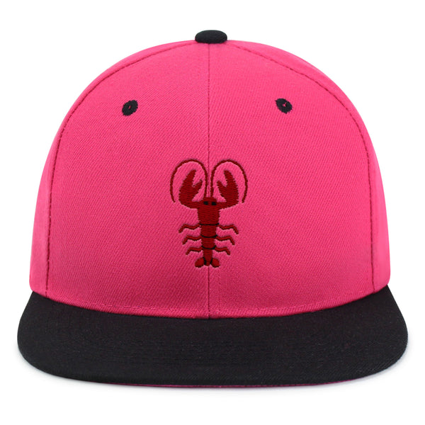 Lobster Snapback Hat Embroidered Hip-Hop Baseball Cap Shellfish Foodie