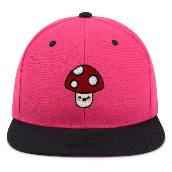 Mushroom Snapback Hat Embroidered Hip-Hop Baseball Cap Vegetable