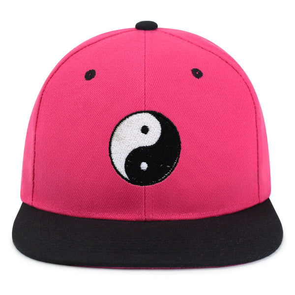 Ying Yang Snapback Hat Embroidered Hip-Hop Baseball Cap Asian Meditation