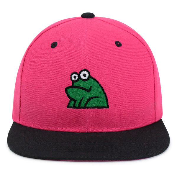 Frog Snapback Hat Embroidered Hip-Hop Baseball Cap Funny