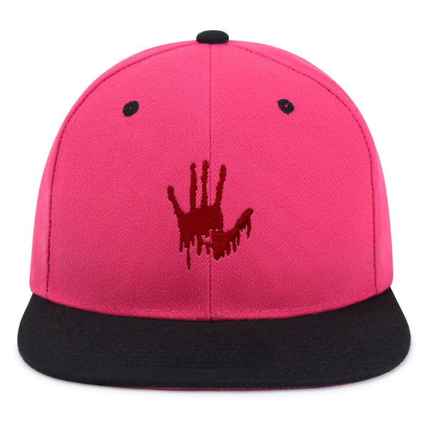 Bloody Hand Snapback Hat Embroidered Hip-Hop Baseball Cap Horror