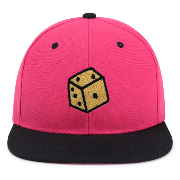 Dice Snapback Hat Embroidered Hip-Hop Baseball Cap Cute Board Game