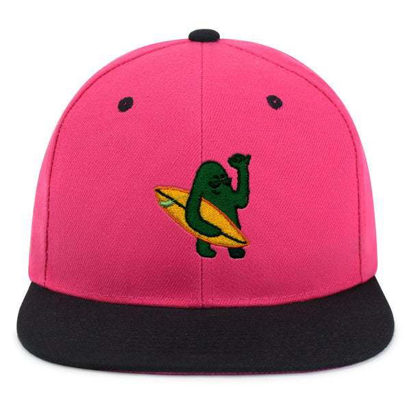 Hola Snapback Hat Embroidered Hip-Hop Baseball Cap Surfing Green