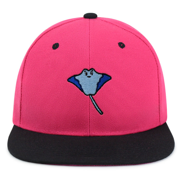 Stingray Snapback Hat Embroidered Hip-Hop Baseball Cap Fishing Ocean