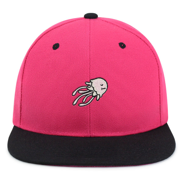 Jellyfish Snapback Hat Embroidered Hip-Hop Baseball Cap Fish Nature