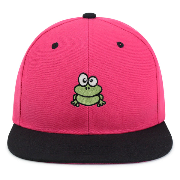 Frog  Snapback Hat Embroidered Hip-Hop Baseball Cap Green