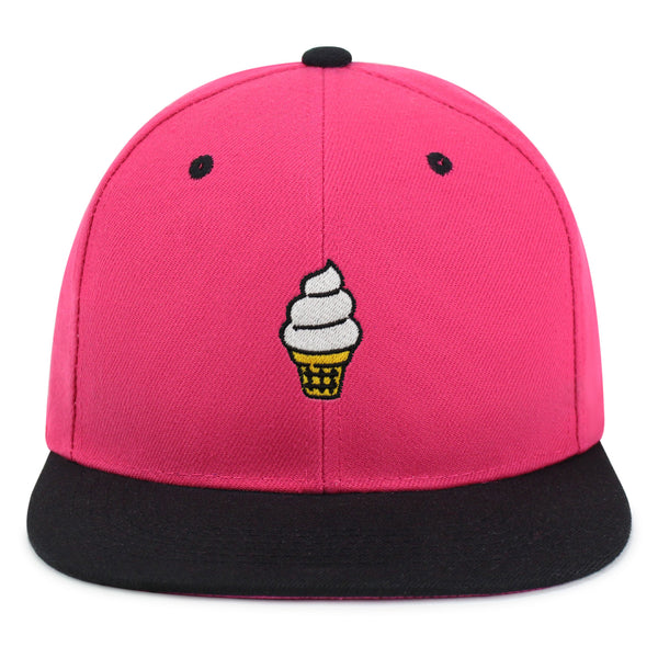 Ice cream Cone Snapback Hat Embroidered Hip-Hop Baseball Cap Cute