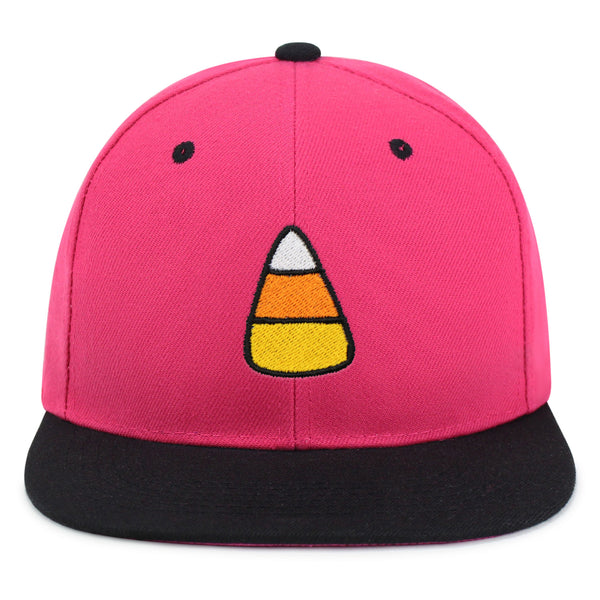 Candy Corn Snapback Hat Embroidered Hip-Hop Baseball Cap Snack Funny