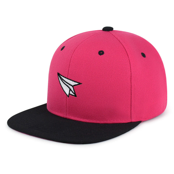 Paper Airplane Snapback Hat Embroidered Hip-Hop Baseball Cap Plane Sky