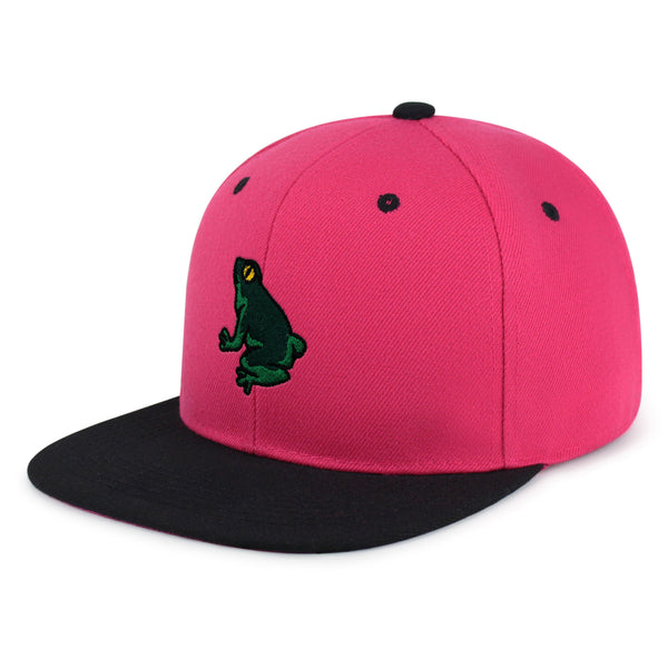 Frog Snapback Hat Embroidered Hip-Hop Baseball Cap Pond