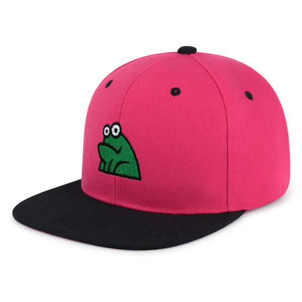 Frog Snapback Hat Embroidered Hip-Hop Baseball Cap Funny