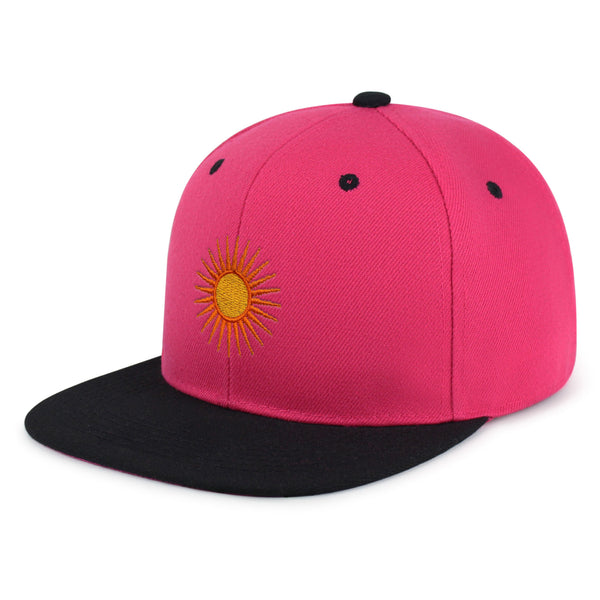 Sun Snapback Hat Embroidered Hip-Hop Baseball Cap Sunny Summer