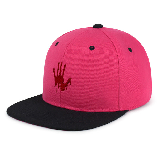 Bloody Hand Snapback Hat Embroidered Hip-Hop Baseball Cap Horror