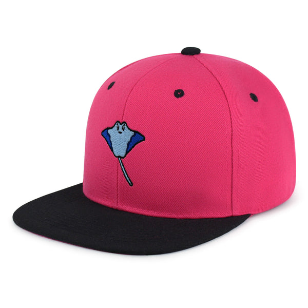 Stingray Snapback Hat Embroidered Hip-Hop Baseball Cap Fishing Ocean