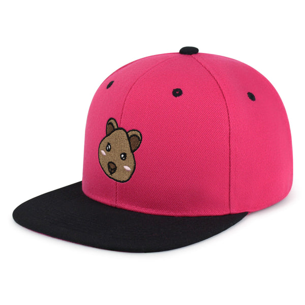 Quokka Face  Snapback Hat Embroidered Hip-Hop Baseball Cap Cute Animal