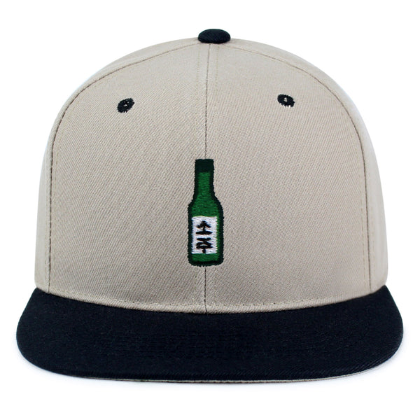 Soju Snapback Hat Embroidered Hip-Hop Baseball Cap Korean Korea Spirit
