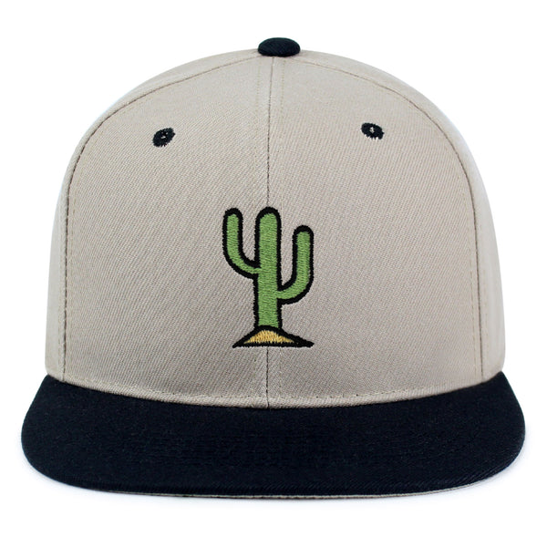 Cactus Snapback Hat Embroidered Hip-Hop Baseball Cap Desert Hot