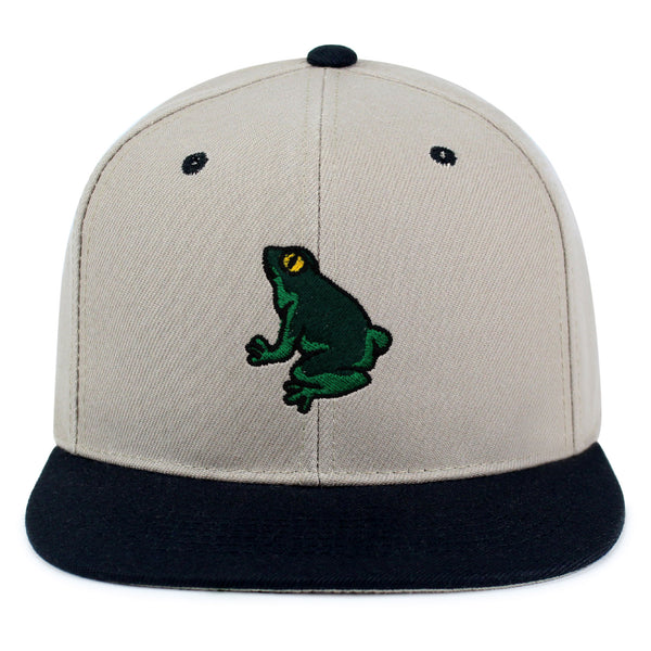 Frog Snapback Hat Embroidered Hip-Hop Baseball Cap Pond