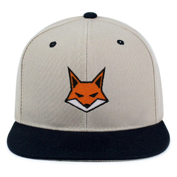 Fox Face Snapback Hat Embroidered Hip-Hop Baseball Cap Wild Animal