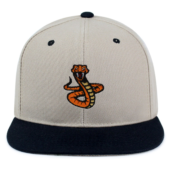 Rattlesnake Snapback Hat Embroidered Hip-Hop Baseball Cap Snake