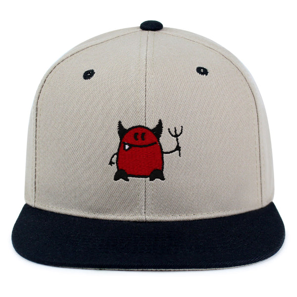 Devil Snapback Hat Embroidered Hip-Hop Baseball Cap Evil Halloween