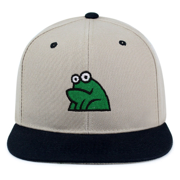 Frog Snapback Hat Embroidered Hip-Hop Baseball Cap Funny