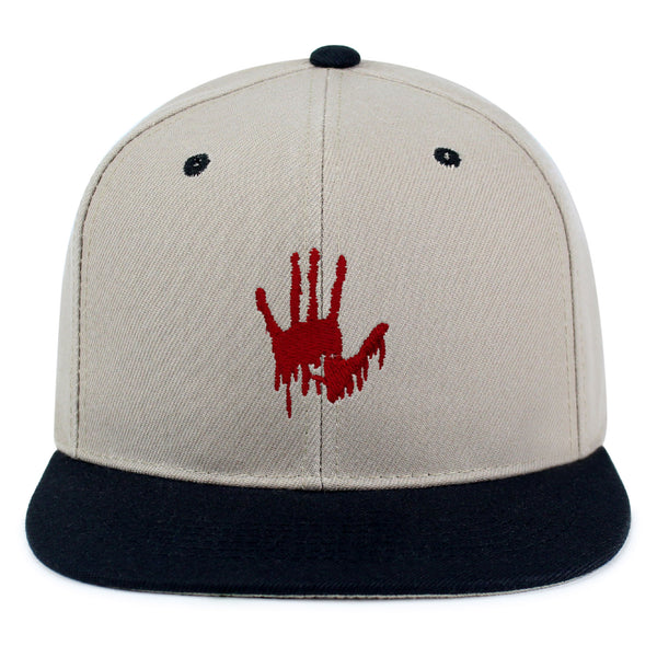 Bloody Hand Snapback Hat Embroidered Hip-Hop Baseball Cap Horror