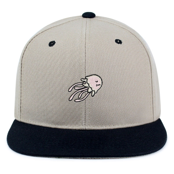 Jellyfish Snapback Hat Embroidered Hip-Hop Baseball Cap Fish Nature