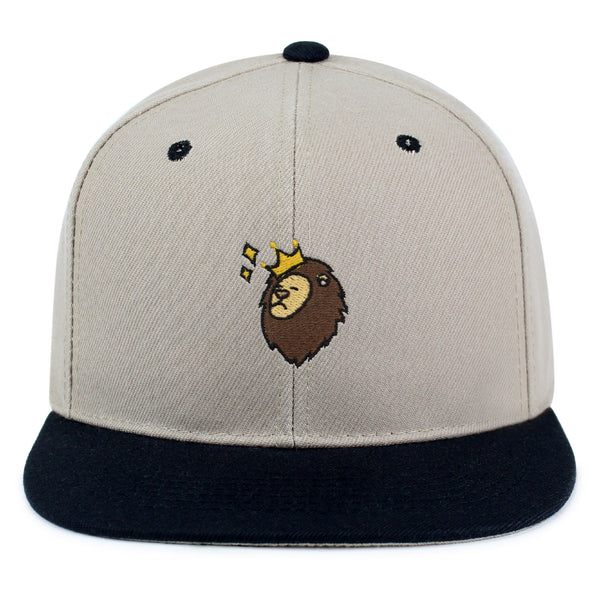 Lion Snapback Hat Embroidered Hip-Hop Baseball Cap Zoo King