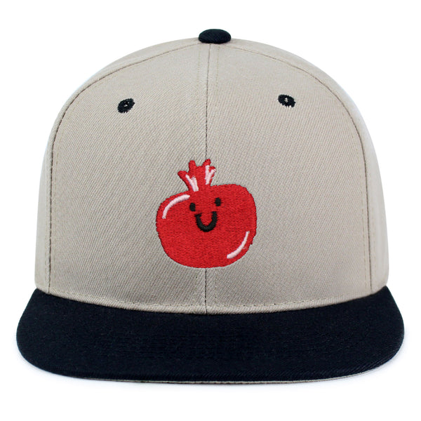 Pomegranate Snapback Hat Embroidered Hip-Hop Baseball Cap Fruit Grenade