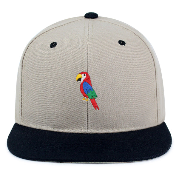 Parrot Snapback Hat Embroidered Hip-Hop Baseball Cap Bird Animal