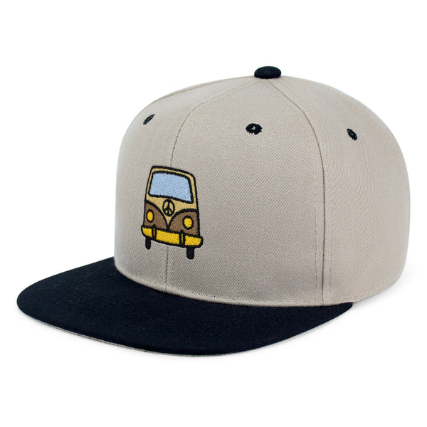 Hippie Van Snapback Hat Embroidered Hip-Hop Baseball Cap RV VW