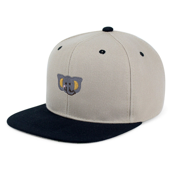 Elephant Snapback Hat Embroidered Hip-Hop Baseball Cap Zoo