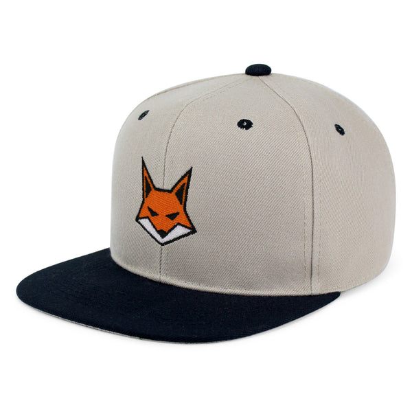 Fox Face Snapback Hat Embroidered Hip-Hop Baseball Cap Wild Animal