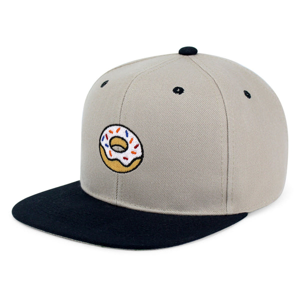 Donut Snapback Hat Embroidered Hip-Hop Baseball Cap Doughtnut Snack