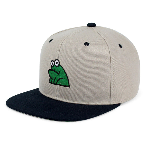 Frog Snapback Hat Embroidered Hip-Hop Baseball Cap Funny