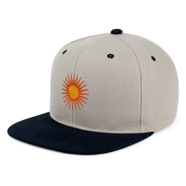 Sun Snapback Hat Embroidered Hip-Hop Baseball Cap Sunny Summer