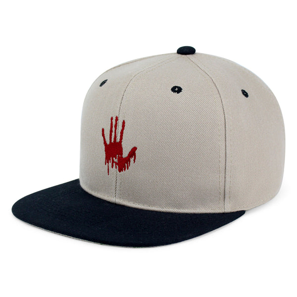 Bloody Hand Snapback Hat Embroidered Hip-Hop Baseball Cap Horror