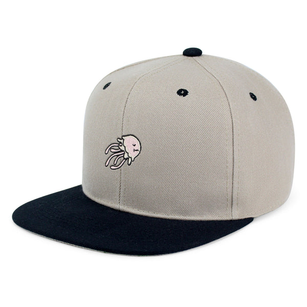 Jellyfish Snapback Hat Embroidered Hip-Hop Baseball Cap Fish Nature