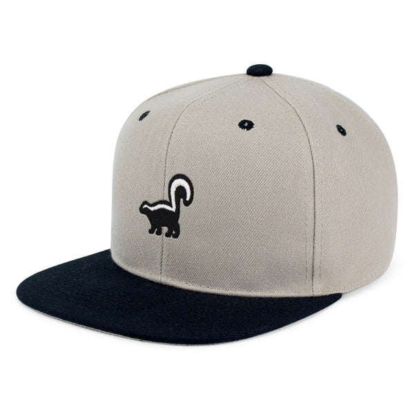 Skunk Snapback Hat Embroidered Hip-Hop Baseball Cap Works Animal