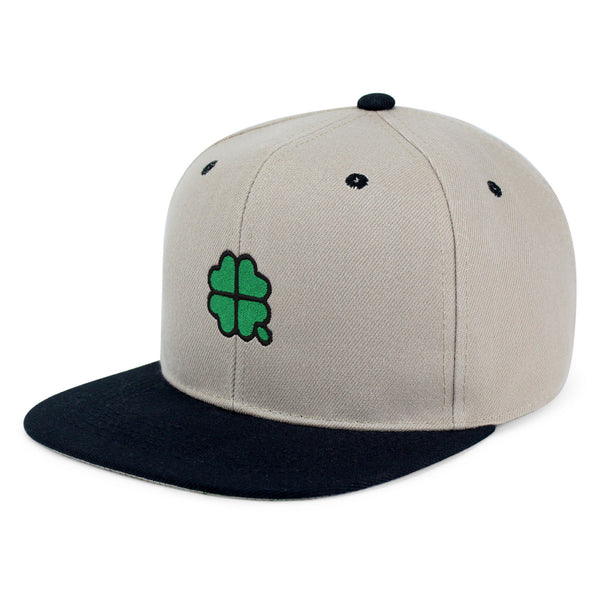 Four Leaf Clover  Snapback Hat Embroidered Hip-Hop Baseball Cap Clove Lucky