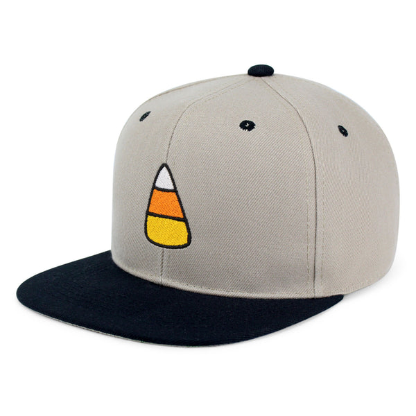 Candy Corn Snapback Hat Embroidered Hip-Hop Baseball Cap Snack Funny