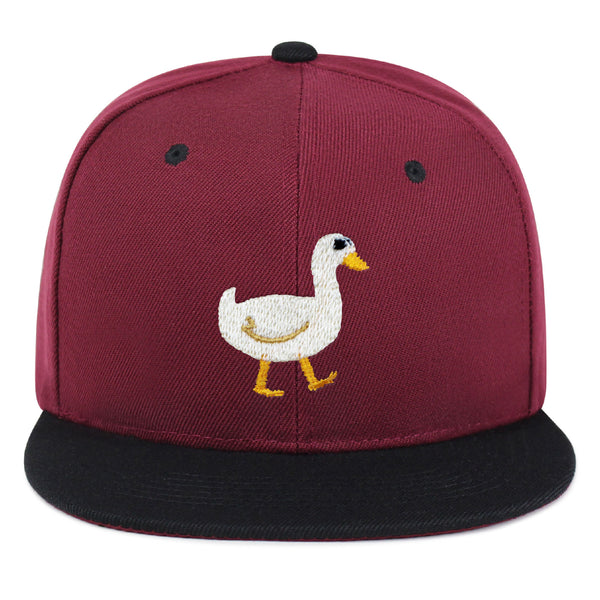 Duck Snapback Hat Embroidered Hip-Hop Baseball Cap Bird Lake