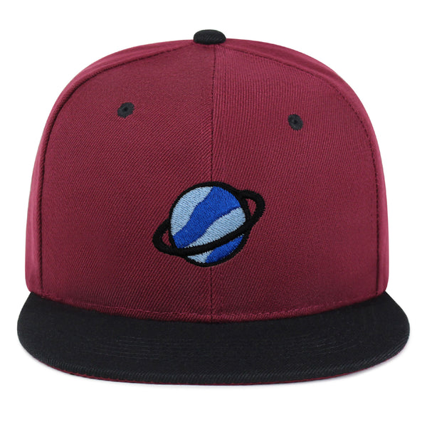 Planet Snapback Hat Embroidered Hip-Hop Baseball Cap Space
