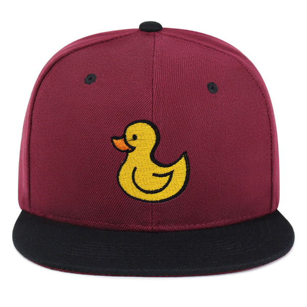 Duck Snapback Hat Embroidered Hip-Hop Baseball Cap Rubberduck Toy