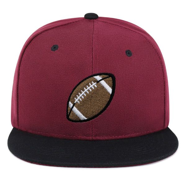 Football Snapback Hat Embroidered Hip-Hop Baseball Cap Rugby Sports Fan