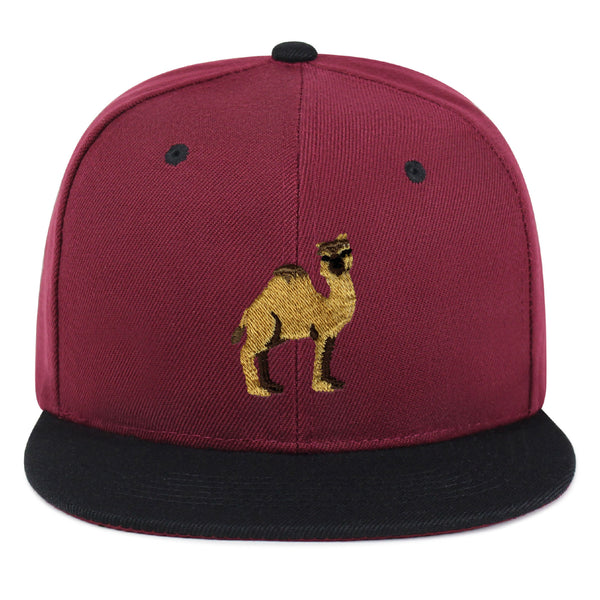 Camel Snapback Hat Embroidered Hip-Hop Baseball Cap Desert Middle East