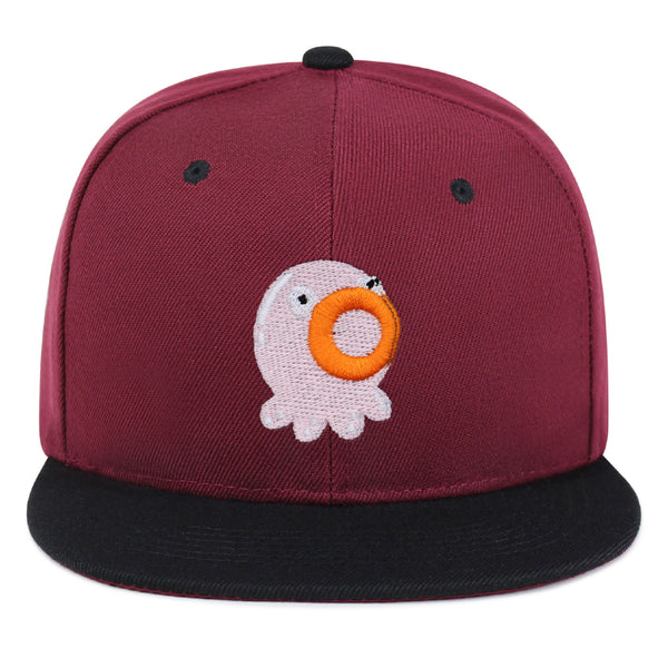 Whhaaat? Snapback Hat Embroidered Hip-Hop Baseball Cap Octopus