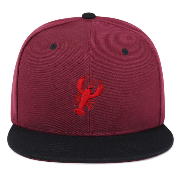 Lobster Snapback Hat Embroidered Hip-Hop Baseball Cap Seafood